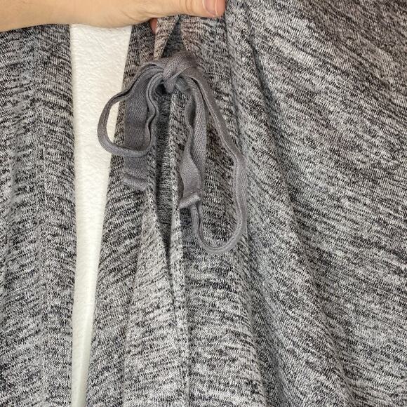 Ugg Quincy Soft Stretch Side Tie Crewneck Heather Gray Long Sleeve Sweater - Picture 5 of 6